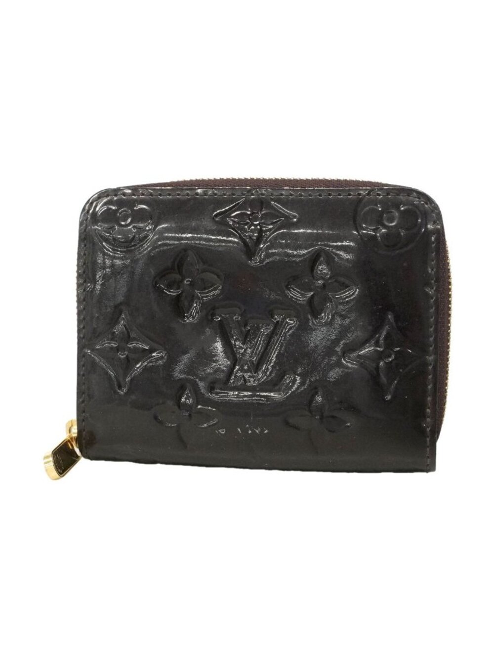 Louis Vuitton Coin Purse Vernis Zippy Amarante